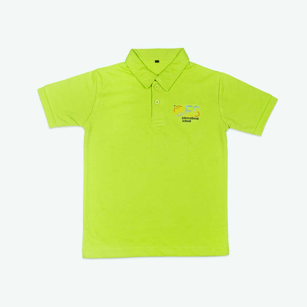 OES-Green-Polo-T-shirt-front